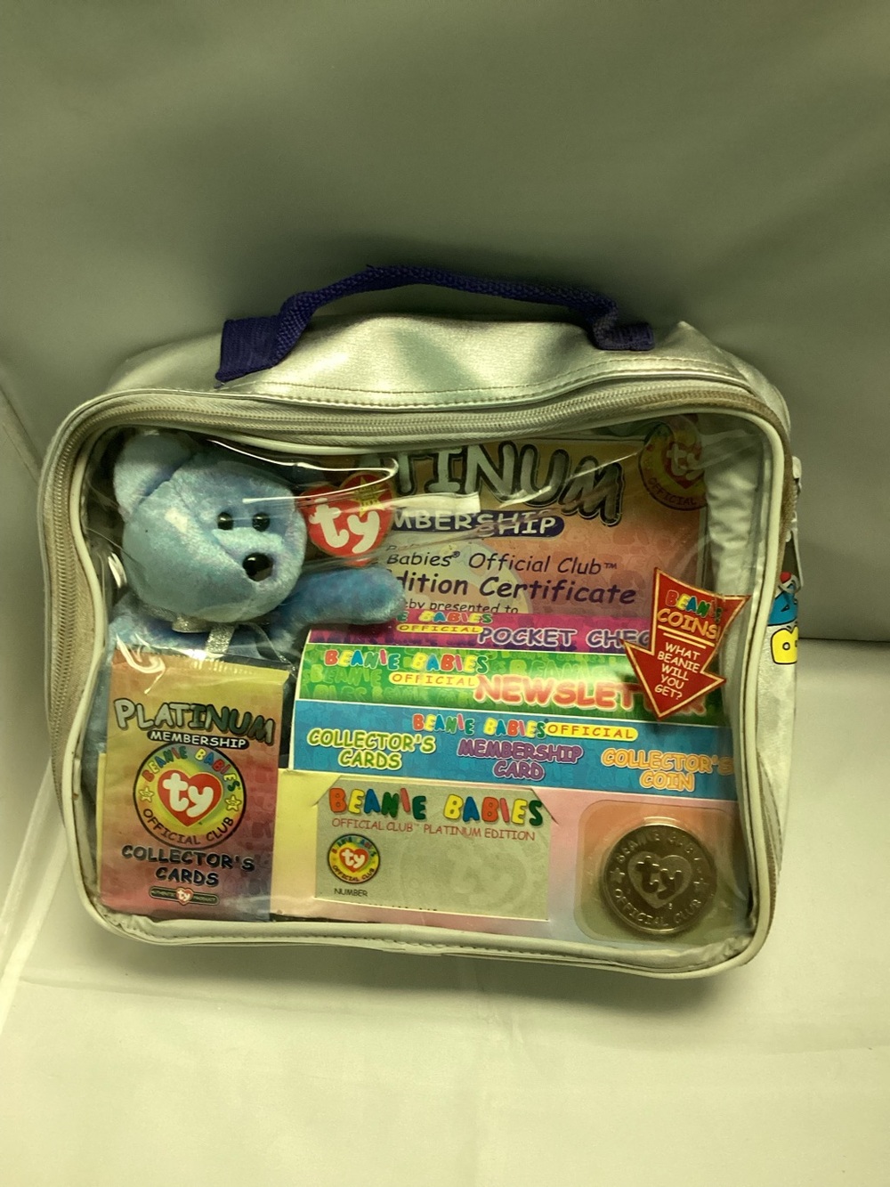 SEALED 1999 TY BEANIE BABY Platinum Edition II Official Club Membership Kit New